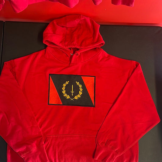 BAHF hoodie red XL