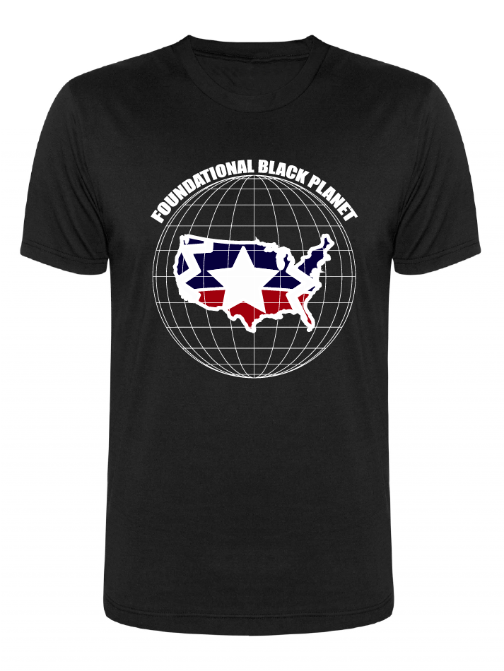 Foundational Black Planet T-Shirt DTF